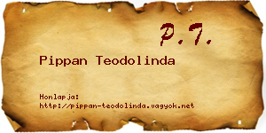 Pippan Teodolinda névjegykártya